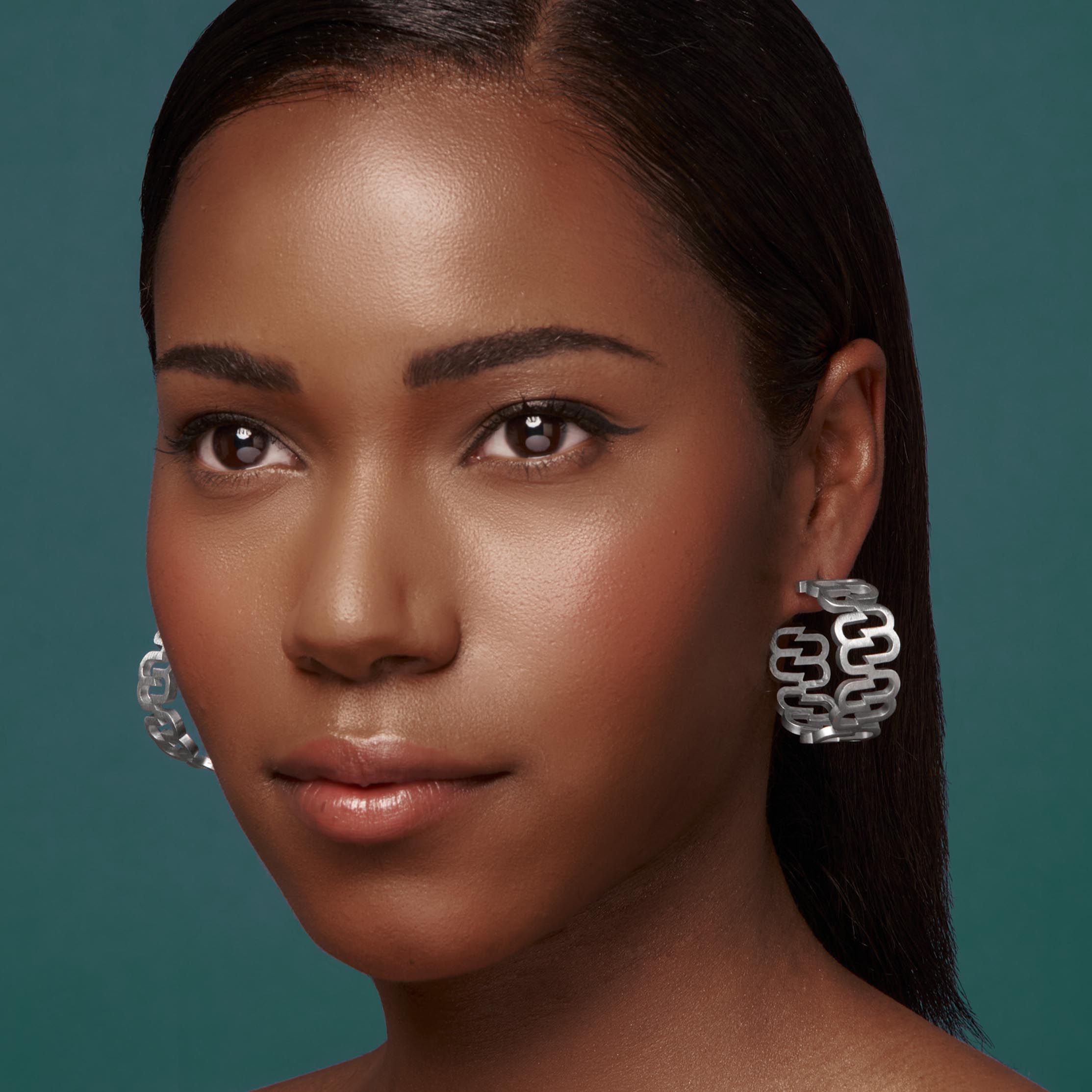 Orecchini big hoop diamond