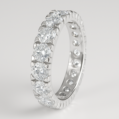 Anello Eternity in Oro e Brillanti