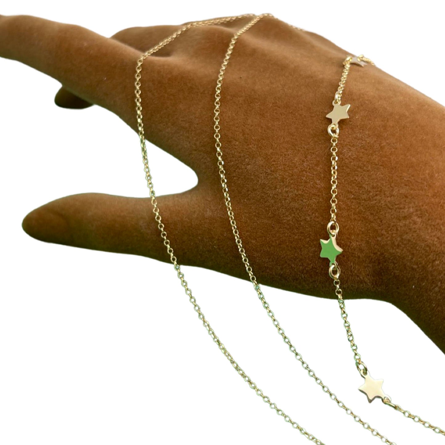 Collana stella d'oro
